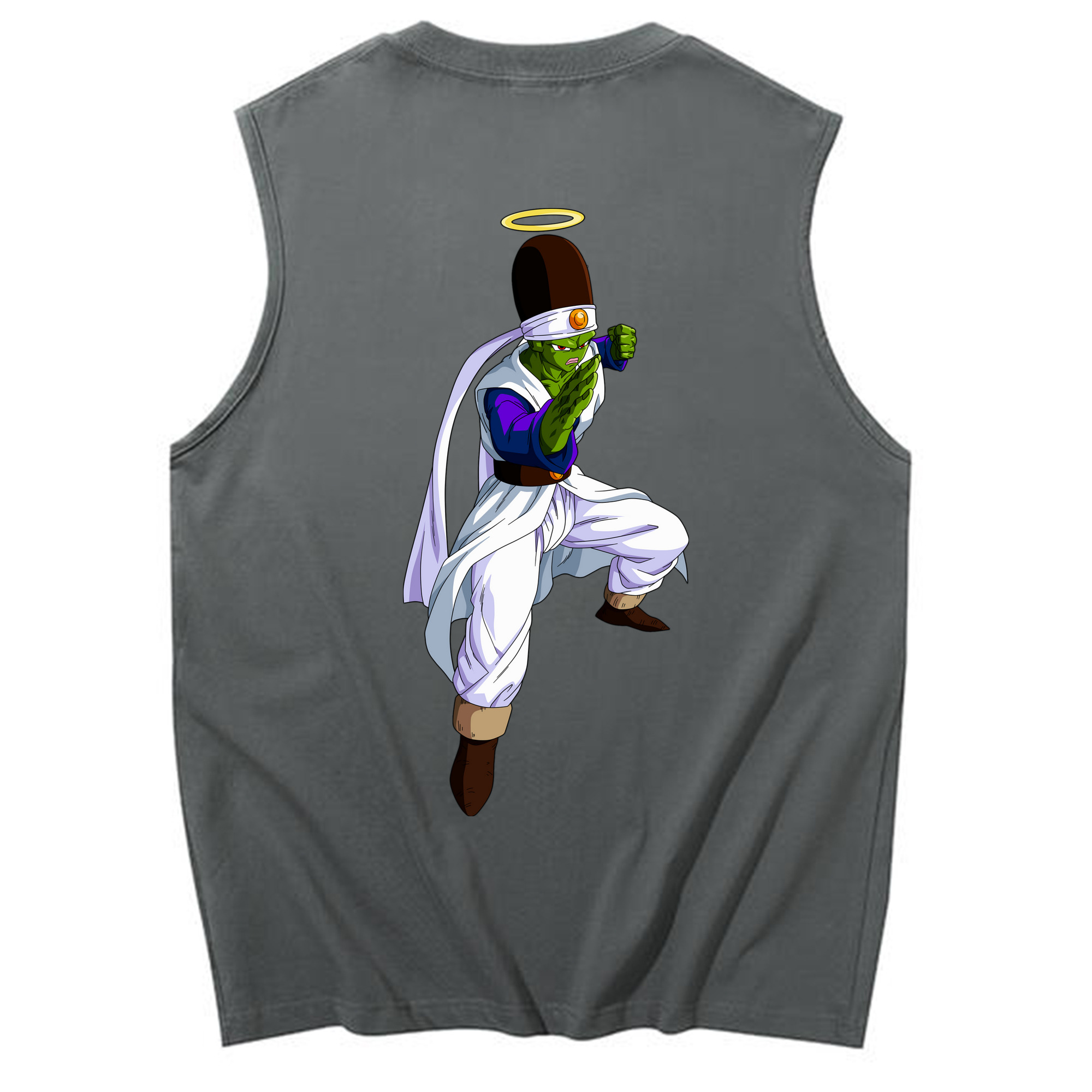 （画像用） ドラゴンボール パイクーハン DRAGON BALL Pikkon コットン100％タンクトップ（背面プリント）